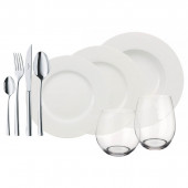 Villeroy & Boch Wonderful World White Kombi set 4 arkadaş 36 parça