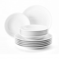 Seltmann Weiden Compact Weiß 12 parça yemek takımı.