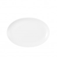 Seltmann Weiden Amina Weiß Oval servis tabağı 35x24 cm