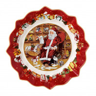 Villeroy & Boch Toy's Fantasy Büyük kase - Noel Baba dilek listesini okuyor d: 25 cm / y: 4 cm