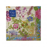 Gien Fayencerie Millefleurs 33x33 cm 20 adet peçete