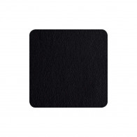 ASA SELECTION Table Tops Leather Optic Fine 4 parça siyah 10x10 vm altlık seti