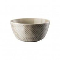 Rosenthal Junto Pearl Grey - Porzellan Müsli kasesi 14 cm / 0,62 L