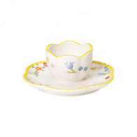 Villeroy & Boch Spring Awakening Altlıkla birlikte yumurta fincanı 10x4 cm