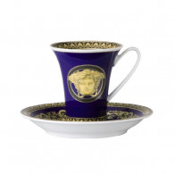 Rosenthal meets Versace Medusa blue Espresso-/Mokka fincanı 2 parça 0,09 L