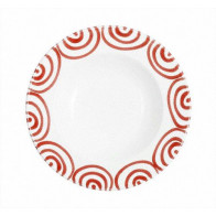 Gmundner Keramik Rotgeflammt Çorba tabağı Gourmet d: 24 cm / h: 4 cm
