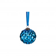 Pip Studio Love Birds Dark Green Ornament Glas Dunkel Blau 12 cm