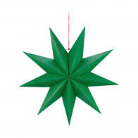 Pip Studio Love Birds Dark Green Weihnachtsstern Papier Streifen Dunkelgrün 60 cm