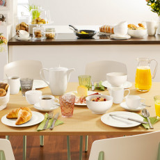 Villeroy & Boch For Me Weiß 4 kişilik 12 parçalı kahve takımı.