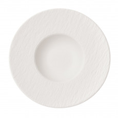 Villeroy & Boch Manufacture Rock blanc 29 cm'lik makarna tabağı