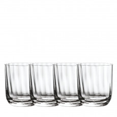 Villeroy & Boch Rose Garden Glas 4 parça su bardağı seti 390 ml / h: 9,4 cm