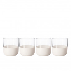 Villeroy & Boch Manufacture Rock blanc 4 parçalı shot bardağı seti