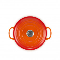 Le Creuset Bräter Signature rund Yuvarlak fırın kırmızı 20 cm / 2,4 L