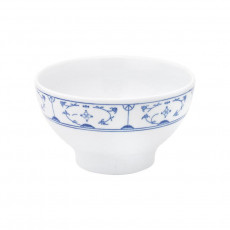 Kahla Blau Saks - Indisch Blau - Stohblumenmuster Bowl d: 14 cm / h: 7,9 cm
