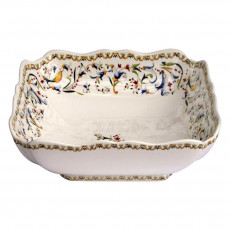 Gien Fayencerie Toscana Kare salata kasesi 24 x 24 cm