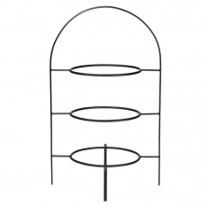 ASA SELECTION A Table Ligne Noire 27 cm'lik tabaklar için üç katlı etajer / h: 49 cm