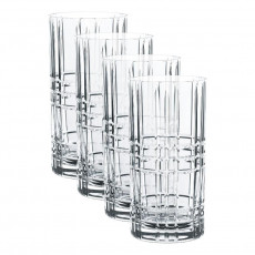 Nachtmann Square Longdrink Bardak Seti 4 parça 0,44 L