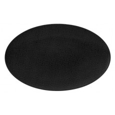 Seltmann Weiden Life Fashion - Glamorous Black Oval servis tabağı 40x26 cm