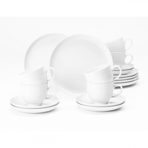 Seltmann Weiden Lido Weiß Round 18-piece coffee set
