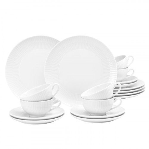 Seltmann Weiden Amina Weiß Large tea set, 18 pieces