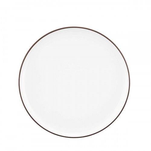 Seltmann Weiden Sento Pure Lines Chocolate Brown breakfast plate round 21.5 cm