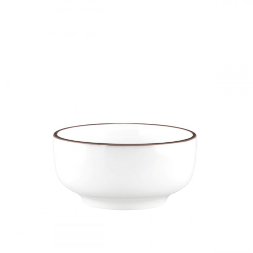 Seltmann Weiden Sento Pure Lines Chocolate Brown dipping bowl 8.5 cm