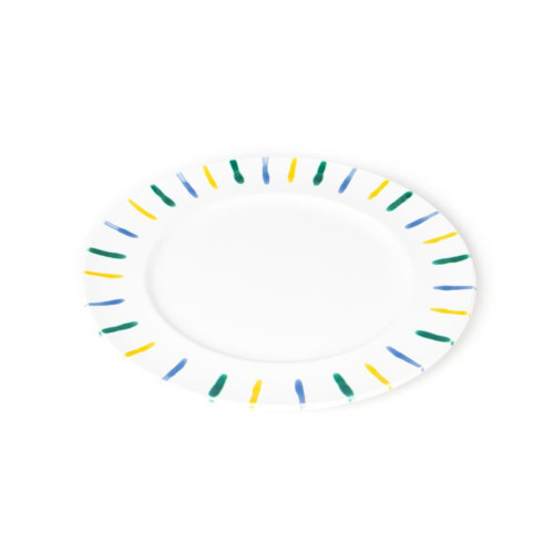 Gmundner Keramik Buntgeflammt Gourmet dinner plate d: 29 cm / h: 2.2 cm