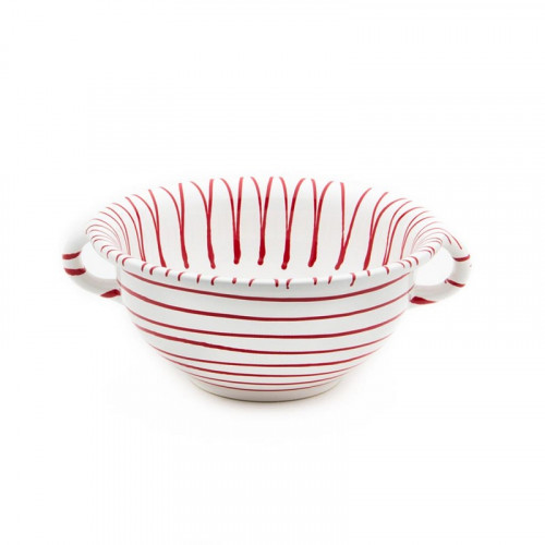Gmundner Keramik Rotgeflammt Wide bowl d: 25 cm / 2.0 L