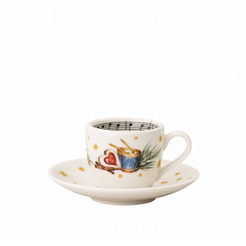Hutschenreuther Sammelserie Weihnachtslied 2026 Espresso cup set, 2-piece