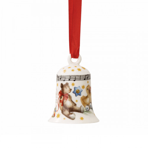 Hutschenreuther Sammelserie Weihnachtslied 2026 Porcelain bell 7 cm