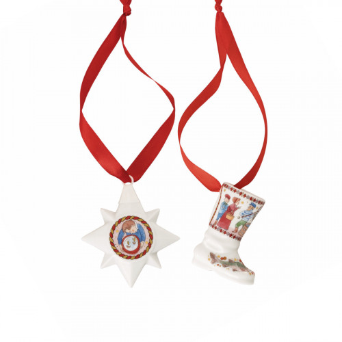 Hutschenreuther Jahresartikel Weihnachten 2026 Set ministern & ministiefel 2-pc