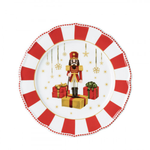 Hutschenreuther Christmas Love Red Flat plate 22 cm