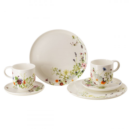 Rosenthal Brillance Grand Air Breakfast set for 2 people, 6 pieces