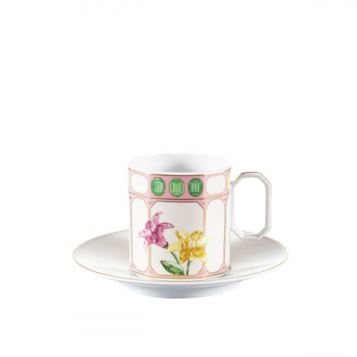 Swarovski x Rosenthal IDYLLIA Marshmallow 2-piece coffee cup