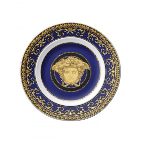 Rosenthal meets Versace Medusa blue Bread plate 18 cm