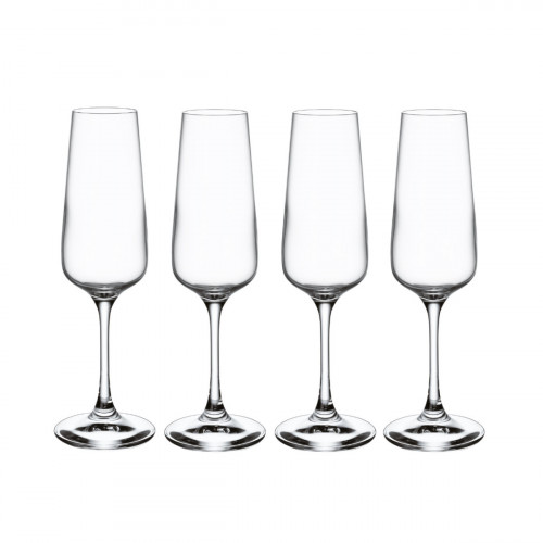 Villeroy & Boch Ovid Kristallglas Set of 4 champagne glasses 0.25 L / h: 228 mm
