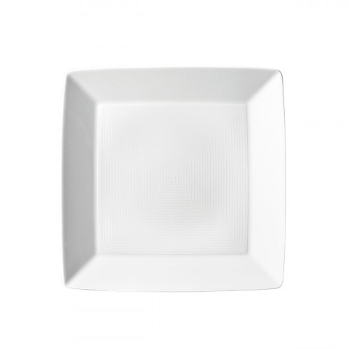 Thomas Loft Weiß Flat square plate / plate 19 cm