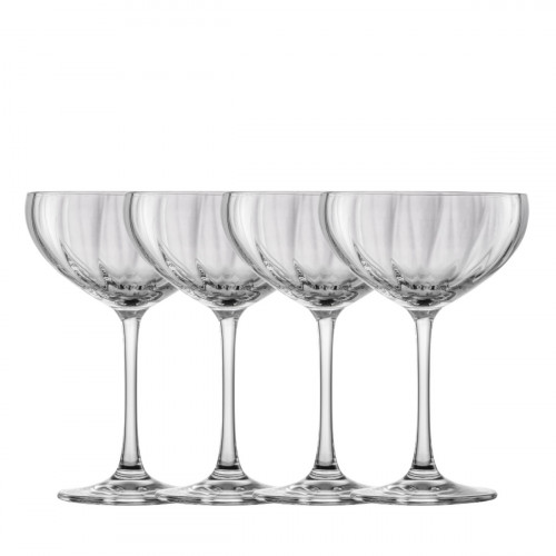 Schott Zwiesel Blossom Champagne and dessert bowl with mousse point, 4 pcs