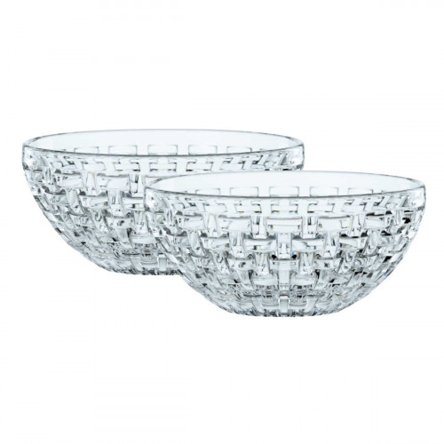 Nachtmann Bossa Nova bowl glass set 2-pcs. d: 18 cm / h: 7,8 cm / 925 ml