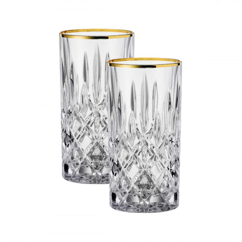 Nachtmann Noblesse Gold Longdrink Glass Set 2 pcs - Limited Edition 0.37 L