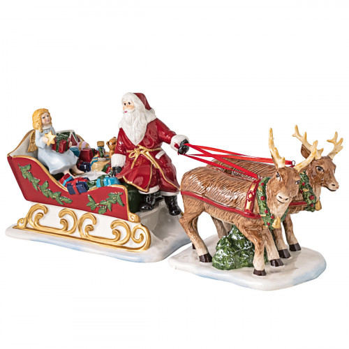 Villeroy & Boch Christmas Toys Sled Nostalgia - with tea light 36x14x17 cm