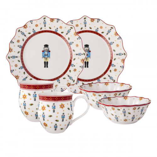 Villeroy & Boch Toy's Delight Breakfast Set Nutcracker 6-pc