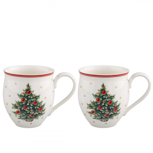 Villeroy & Boch Toy's Delight Mug with handle - Christmas tree set 2 pieces