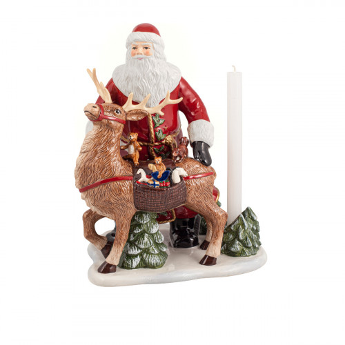 Villeroy & Boch Christmas Toys Memory Santa with deer 30x24x35 cm
