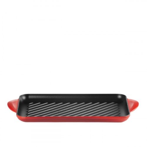 Le Creuset Grillpfannen und Grillplatten Rectangular grill plate cherry red 32 cm