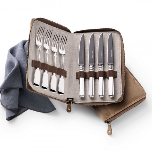 Robbe & Berking Alt-Spaten 150 g Grill set Frozen Black 8 pieces