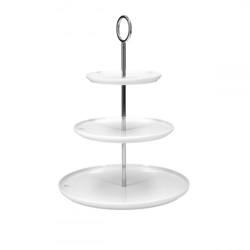 KPM Berlin LAB Weiß 3-tier plate stand