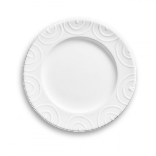 Gmundner ceramic white flamed dessert plate / breakfast plate Gourmet d: 18 cm / h: 1,8 cm