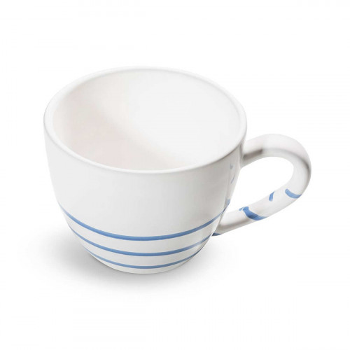 Gmundner Ceramic Pure Flamed Blue Tea Sippy Cup Maxima 0,4 L / h: 9 cm