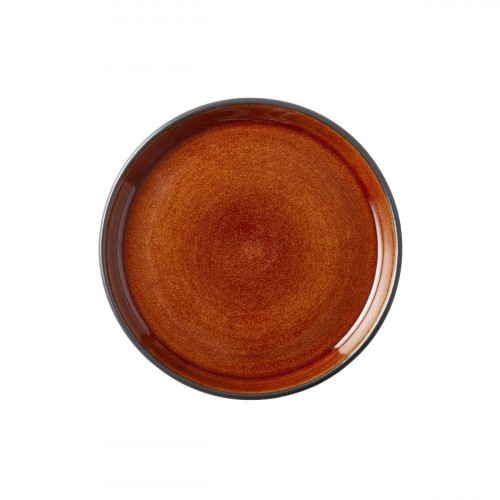 Bitz Gastro black / amber Bread plate 17 cm